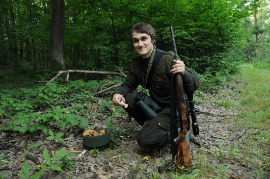 S Jankou na srncoch, teda hríboch