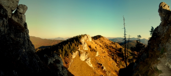 panorama spod ostrej