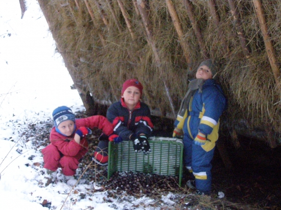 mladí priatelia poľovníctva