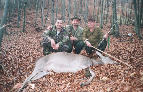 s mojimi kamarátmi po poľovačke