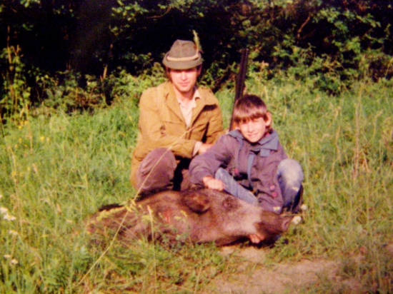 moja prvá poľovnícka fotka akú som kedy urobil rok:1994