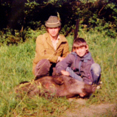 moja prvá poľovnícka fotka akú som kedy urobil rok:1994