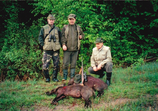 ...s kamarátmi na poľovačke...