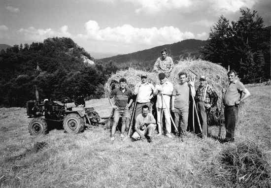 ...stará partia na senách...