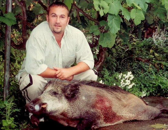 ...s uloveným diviačikom...