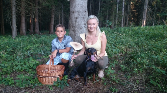 ...kopovka, moji blízky, les a išlo sa...