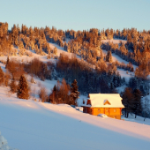 Začiatok dňa na konci dediny