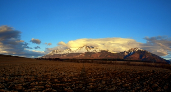 Tatry dnes ráno.