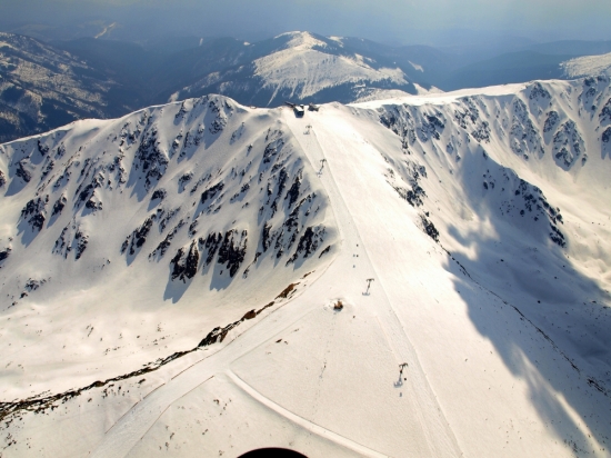 Pohľad na Chopok z 2400 m.n.m