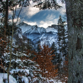 Mrazivý deň pod Beliankami.