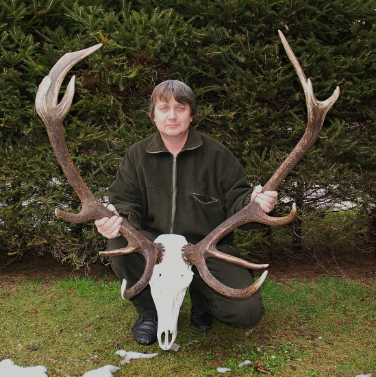 Moje nejsilnější jelení trofej.