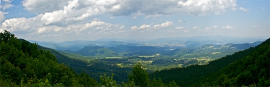 Panoráma zo Skalky...