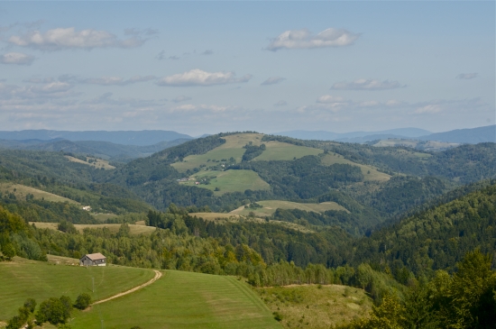 Kokavské vrchy s Klenovským Veprom v pozadí