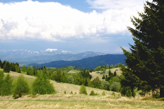 Krásne sú prekrásne tie hory slovenské. Poľovnícka chatka v krásnej krajine...