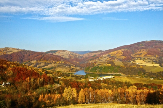 Jeseň na Klenovských vrchoch