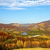 Jeseň na Klenovských vrchoch