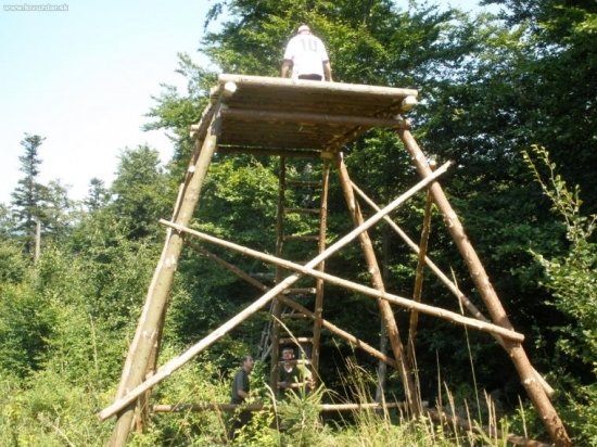 Zateplený posed Jeseníky