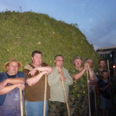 Uskladnovanie sena zimu Čeladice