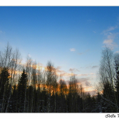 Štomp západ slnka.