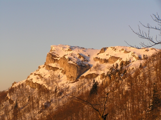 Zimný podvečer na Kľaku