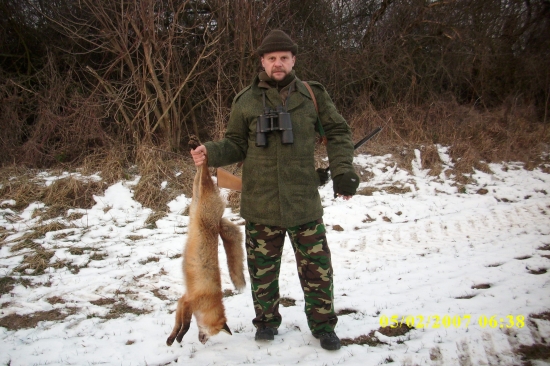 Môj prvý lišiak v tomto roku.
