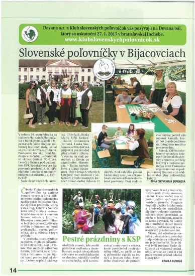 Časopis Naše pošovníctvo 10/2016