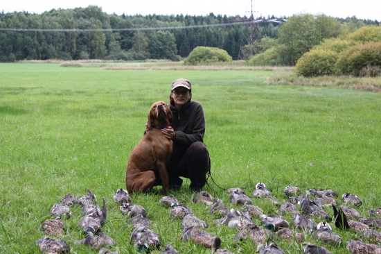 Parťáci po honu na kachny