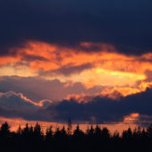 večer na prechádzke