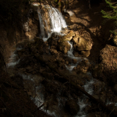 Dolný vodopád Teplého potoka