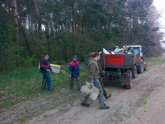 Včerajší zber smetia.