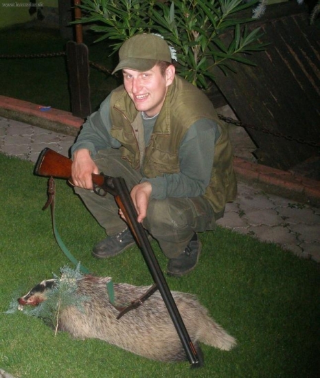 Môj dnešný úlovok (13kg jazvec)