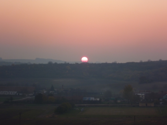 Západ slunce na čekané