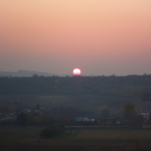 Západ slunce na čekané