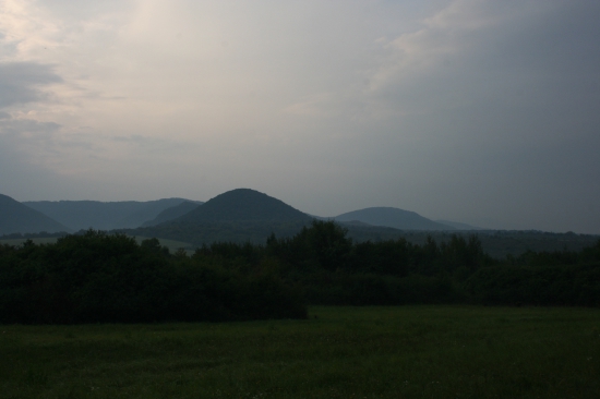 Slánské vrchy.
