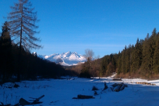 pohľad na Tatry