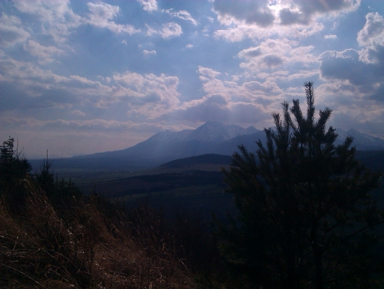 pohľad na Tatry