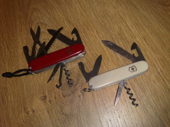 starý a nový victorinox