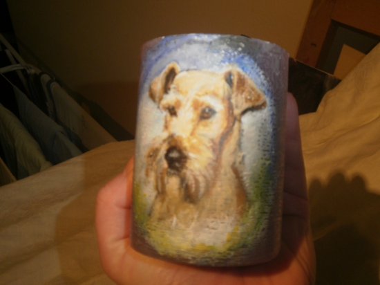 Svíčka welsh terier