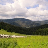 Pohľad z Príslopov na Kyslinky.