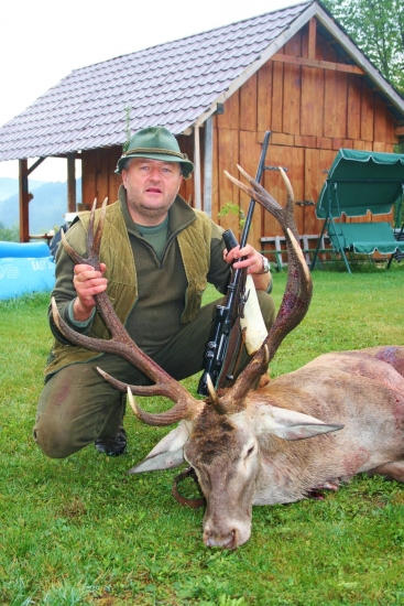 Jeleň z  Rajnery . Diana kamarátovi priala.