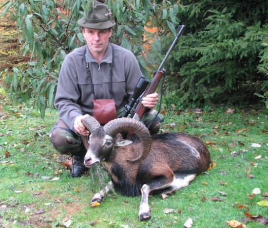Prvého muflóna mi Diana dopriala dva dni pred 40-kou.
