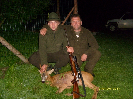 Prvy srnec a opät s otcom