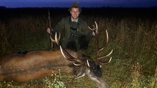 môj prvý jeleň až z ďalekej Litvy