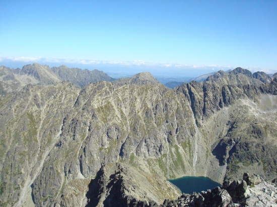 Výhľad z tatranského Kriváňa