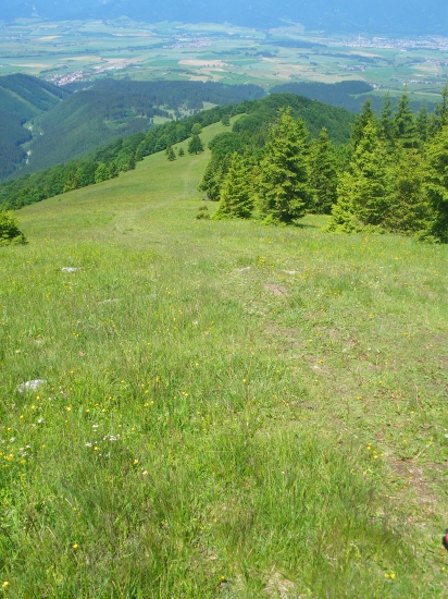 Pohľad z Lysca 1381 m n.m.v.