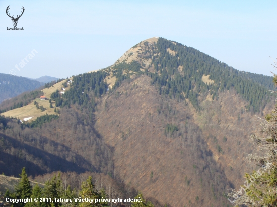 Borišov zo Šoproňa Belianska dolina Veľká Fatra