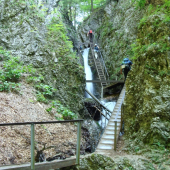 Horné diery rebríky Štefanová Malá Fatra