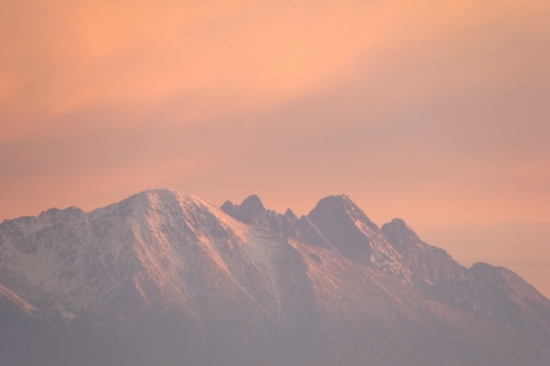 Ružové asi Tatry?