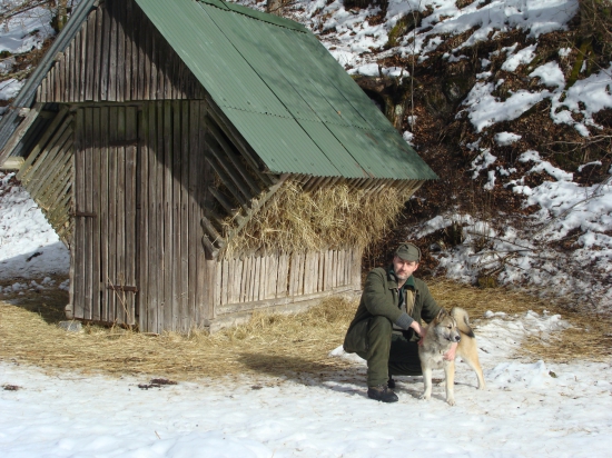 dnes sme boli doplniť seno do krmelcov