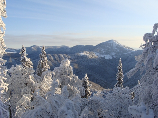Ľubochnianska dolina  v pozadí  Rakytov